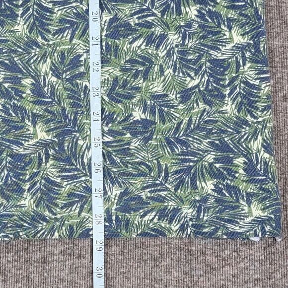 Lands End Polo Shirt Mens Large Blue Green Floral Short Sleeve Traditional Fit - Picture 4 of 12